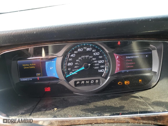 2013 Ford Taurus Limited with VIN 1FAHP2F86DG140869, listed as a Copart auction lot 51044605 with 208,992 mi miles and Salvage Title. Bid and sale history available at carsss.com. Image 9.