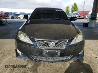 2007 Lexus IS 350 with VIN JTHBE262372012011, listed as a Copart auction lot 63814275 with 133,177 mi miles and Salvage title. Bid and sale history available at DreamBid. Image 5.