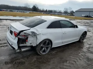 2008 Audi S5 with VIN WAURV78T38A032816, listed as a Copart auction lot 43603835 with 125,609 mi miles and Salvage Title. Bid and sale history available at carsss.com. Image 3.