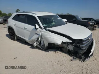 2022 Volkswagen Atlas SE with VIN 1V2WE2CA2NC205111, listed as a Copart auction lot 53278475 with 65,721 mi miles and Salvage title. Bid and sale history available at DreamBid. Image 4.