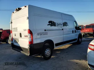 2020 Ram ProMaster Cargo with VIN 3C6TRVDG9LE110166, listed as a Copart auction lot 84002284 with 418,919 mi miles and Clean Title. Bid and sale history available at carsss.com. Image 3.