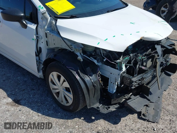2022 Nissan Versa S with VIN 3N1CN8DV4NL846812, listed as a IAAI auction lot 41802614 with 30,624 mi miles and . Bid and sale history available at DreamBid. Image 19.