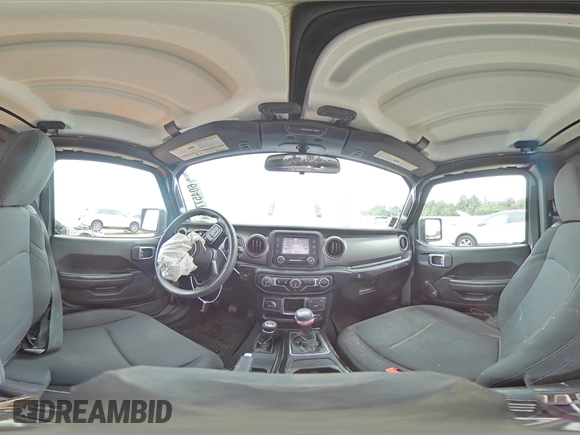 2021 Jeep Wrangler Willys with VIN 1C4GJXAG7MW539041, listed as a Copart auction lot 60457725 with 23,612 mi miles and Salvage title. Bid and sale history available at DreamBid. Image 14.