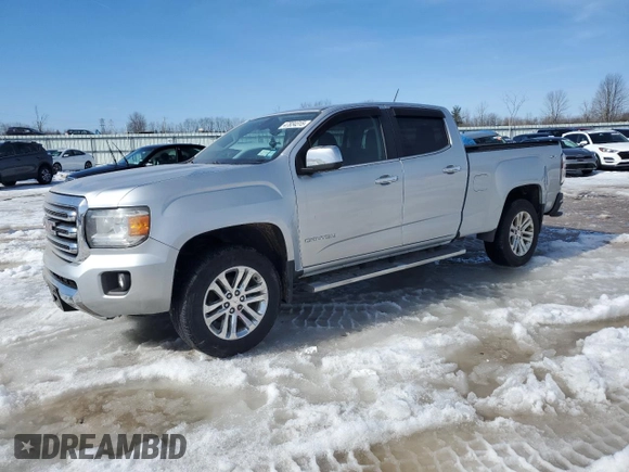 2015 GMC Canyon 4WD SLT with VIN 1GTG6CE31F1243580, listed as a Copart auction lot 47834315 with 87,767 mi miles and Salvage Title. Bid and sale history available at carsss.com. Image 1.