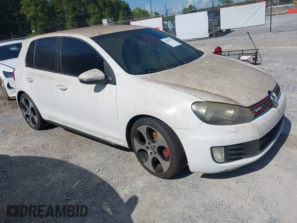 2010 Volkswagen Golf GTI with VIN WVWHV7AJ0AW227692, listed as a IAAI auction lot 42655515 with 144,748 mi miles and . Bid and sale history available at DreamBid. Image 1.