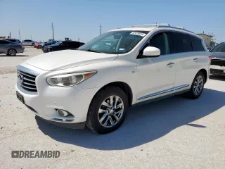 2015 Infiniti QX60 with VIN 5N1AL0MM9FC533752, listed as a Copart auction lot 52419695 with 143,006 mi miles and Salvage Title. Bid and sale history available at carsss.com. Image 1.