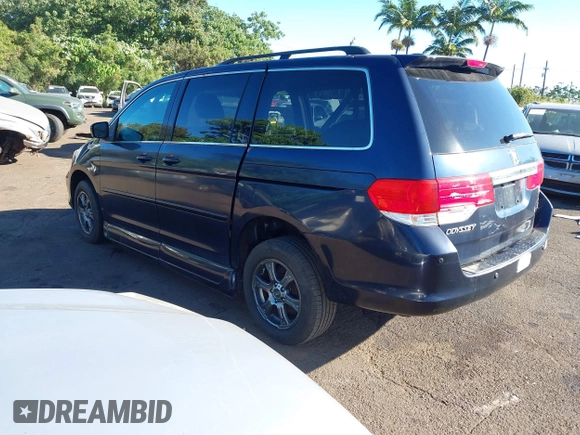 2008 Honda Odyssey Touring with VIN 5FNRL38818B021382, listed as a IAAI auction lot 41116757 with 6,894 mi miles. Bid and sale history available at carsss.com. Image 3.