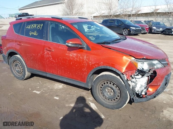 2015 Toyota RAV4 Limited with VIN 2T3DFREV5FW292824, listed as a IAAI auction lot 41759739 with 225,110 mi miles. Bid and sale history available at carsss.com. Image 1.