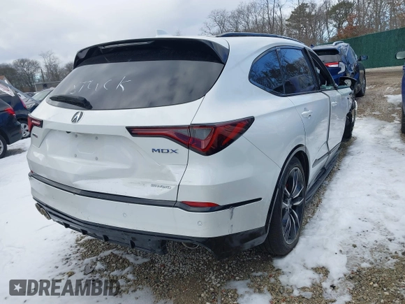 2023 Acura MDX Type S w/Advance Package with VIN 5J8YD8H88PL003108, listed as a IAAI auction lot 40914855 with 1 mi miles. Bid and sale history available at carsss.com. Image 4.