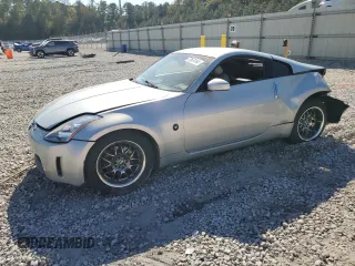 2003 Nissan 350Z Enthusiast with VIN JN1AZ34DX3T108690, listed as a Copart auction lot 77674144 with 153,380 mi miles and Salvage Title. Bid and sale history available at carsss.com. Image 1.