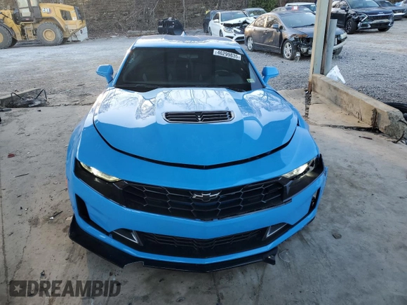 2022 Chevrolet Camaro LT1 with VIN 1G1FF1R75N0125347, listed as a Copart auction lot 46299835 with 35,875 mi miles and Salvage Title. Bid and sale history available at carsss.com. Image 5.