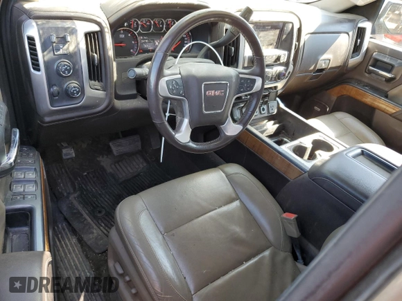 2015 GMC Sierra 1500 SLT with VIN 3GTU2VEJ7FG239592, listed as a Copart auction lot 47997515 with 80,889 mi miles and Salvage Title. Bid and sale history available at DreamBid. Image 8.