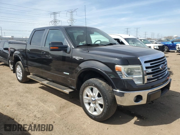 2013 Ford F-150 XL with VIN 1FTFW1ET9DKF17986, listed as a Copart auction lot 53435075 with 112,267 mi miles and Clean Title. Bid and sale history available at carsss.com. Image 4.