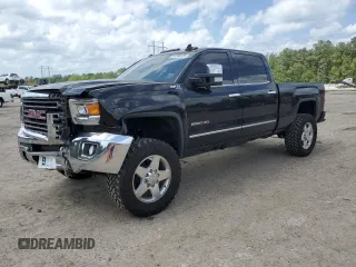 2015 GMC Sierra 2500HD available WiFi SLT with VIN 1GT12ZE87FF602854, listed as a Copart auction lot 51348525 with 96,105 mi miles and Salvage Title. Bid and sale history available at carsss.com. Image 1.