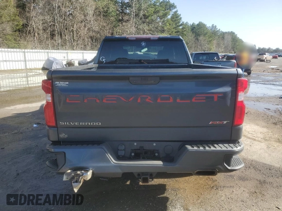 2019 Chevrolet Silverado 1500 RST with VIN 1GCRYEEDXKZ177954, listed as a Copart auction lot 47392845 with 151,589 mi miles and Salvage Title. Bid and sale history available at DreamBid. Image 6.