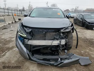 2023 Nissan Murano Platinum with VIN 5N1AZ2DS9PC107019, listed as a Copart auction lot 43552595 with 19,972 mi miles and Salvage Title. Bid and sale history available at carsss.com. Image 5.