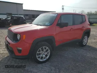 2023 Jeep Renegade Latitude z VIN ZACNJDB18PPP15934, wystawiony jako Copart lot #54472165 z przebiegiem Nie podano mil oraz Szkoda całkowita • Salvage title. Historia ofert i sprzedaży dostępna na DreamBid. Obrazek 1.