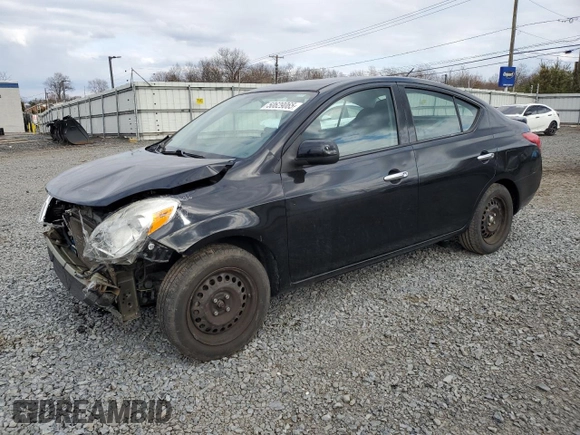 2014 Nissan Versa SV with VIN 3N1CN7AP6EL832846, listed as a Copart auction lot 50629065 with 52,260 mi miles and Salvage Title. Bid and sale history available at DreamBid. Image 1.