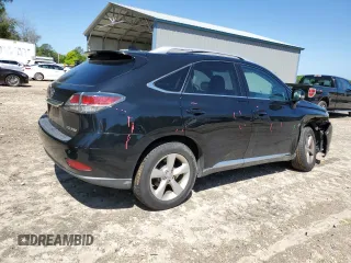 2015 Lexus RX 350 with VIN 2T2BK1BA5FC307897, listed as a Copart auction lot 52072595 with 102,966 mi miles and Salvage Title. Bid and sale history available at DreamBid. Image 3.