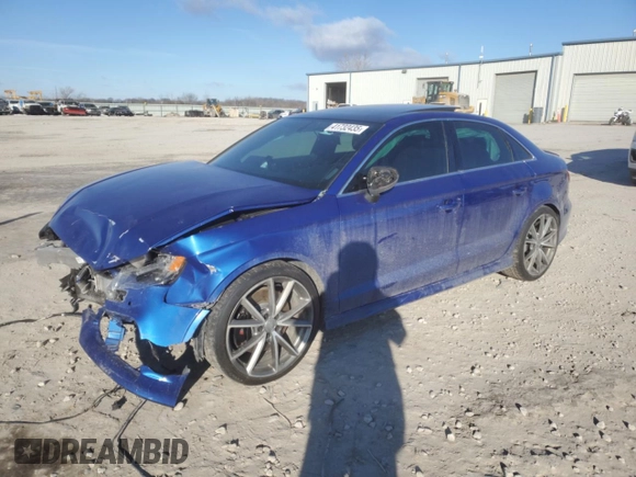 2015 Audi S3 2.0T Premium Plus with VIN WAUBFGFF8F1109432, listed as a Copart auction lot 41732435 with 84,178 mi miles and Salvage Title. Bid and sale history available at carsss.com. Image 1.