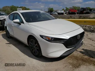 2020 Mazda Mazda3 Hatchback with VIN JM1BPALM4L1159966, listed as a Copart auction lot 42108503 with 54,743 mi miles. Bid and sale history available at carsss.com. Image 4.