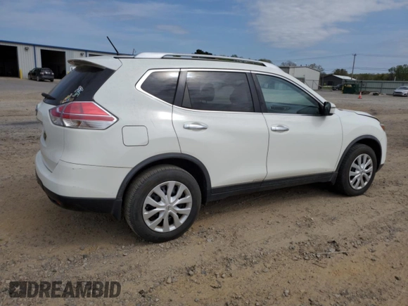 2016 Nissan Rogue S with VIN JN8AT2MT1GW012505, listed as a Copart auction lot 51582045 with 127,894 mi miles and Salvage Title. Bid and sale history available at carsss.com. Image 3.