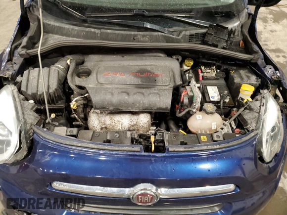 2017 FIAT 500X Lounge z VIN ZFBCFYDB5HP597173, wystawiony jako Copart lot #47763985 z przebiegiem 86 836 mil mil oraz Szkoda całkowita • Salvage title. Historia ofert i sprzedaży dostępna na DreamBid. Obrazek 13.