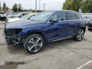 2021 Audi Q3 S line Premium z VIN WA1DECF32M1032528, wystawiony jako Copart lot #58360355 z przebiegiem 30 647 mil mil oraz Szkoda całkowita • Salvage title. Historia ofert i sprzedaży dostępna na DreamBid. Obrazek 1.