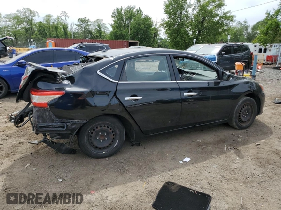 2015 Nissan Sentra SV z VIN 3N1AB7AP9FY358847, wystawiony jako Copart lot #56522215 z przebiegiem 76 253 mil mil oraz Szkoda całkowita • Salvage title. Historia ofert i sprzedaży dostępna na DreamBid. Obrazek 3.