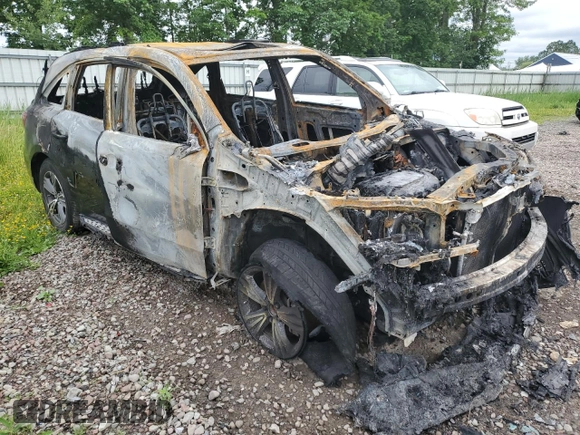 2017 Acura MDX with VIN 5FRYD4H36HB009732, listed as a Copart auction lot 62493985 with Not provided miles and Non repairable. Bid and sale history available at DreamBid. Image 4.