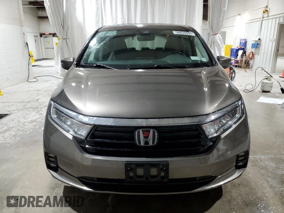 2022 Honda Odyssey EX-L z VIN 5FNRL6H71NB008541, wystawiony jako Copart lot #56850895 z przebiegiem 32 466 mil mil oraz Szkody całkowita. Historia ofert i sprzedaży dostępna na DreamBid. Obrazek 5.