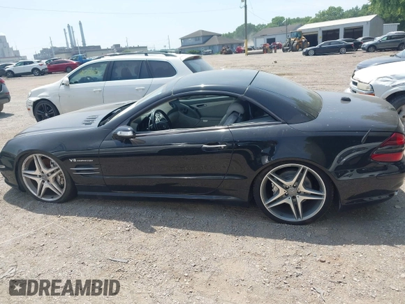 2005 Mercedes-Benz SL 55 AMG with VIN WDBSK74F85F101039, listed as a IAAI auction lot 42812397 with 76,452 mi miles and . Bid and sale history available at DreamBid. Image 14.