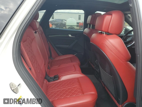 2020 Audi SQ5 Premium Plus with VIN WA1B4AFY3L2056419, listed as a Copart auction lot 55294295 with 51,490 mi miles and Salvage title. Bid and sale history available at DreamBid. Image 10.