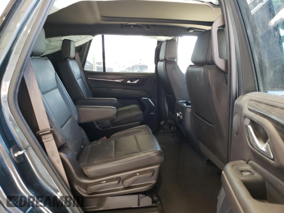 2021 GMC Yukon Denali with VIN 1GKS2DKLXMR387681, listed as a Copart auction lot 46830485 with 77,628 mi miles and Salvage Title. Bid and sale history available at carsss.com. Image 11.