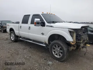 2011 Ford F-350 XL with VIN 1FT8W3BT6BEA41216, listed as a Copart auction lot 42760405 with 354,100 mi miles and Salvage Title. Bid and sale history available at DreamBid. Image 4.