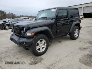 2021 Jeep Wrangler Sport S with VIN 1C4HJXAG8MW872384, listed as a Copart auction lot 87472574 with 49,684 mi miles and Salvage Title. Bid and sale history available at DreamBid. Image 1.