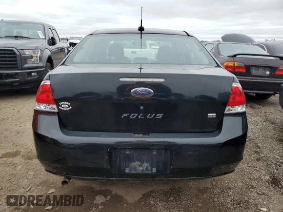 2008 Ford Focus SE with VIN 1FAHP35N98W244782, listed as a Copart auction lot 50987485 with 163,350 mi miles and Salvage Title. Bid and sale history available at carsss.com. Image 6.