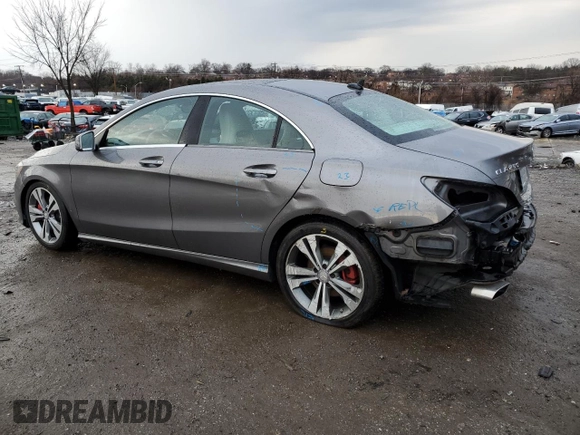 2016 Mercedes-Benz CLA 250 with VIN WDDSJ4GB4GN359326, listed as a Copart auction lot 43945034 with 109,016 mi miles and . Bid and sale history available at DreamBid. Image 2.