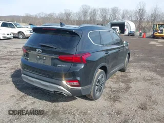 2020 Hyundai Santa Fe Limited with VIN 5NMS5CAA5LH220340, listed as a IAAI auction lot 41620833 with 81,790 mi miles. Bid and sale history available at carsss.com. Image 4.