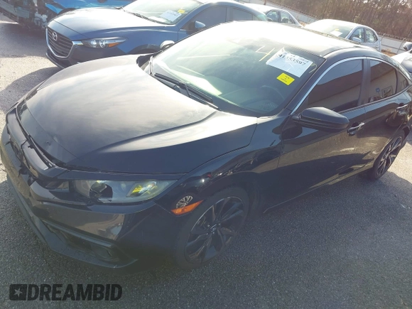 2019 Honda Civic Sport with VIN 2HGFC2F83KH567345, listed as a IAAI auction lot 41353597 with 142,857 mi miles and . Bid and sale history available at DreamBid. Image 17.