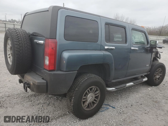2006 Hummer H3 with VIN 5GTDN136068277226, listed as a Copart auction lot 86356334 with 142,181 mi miles and Salvage Title. Bid and sale history available at DreamBid. Image 3.