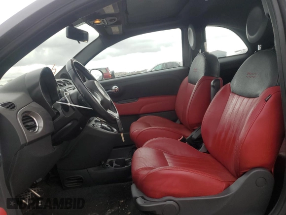 2013 FIAT 500 Sport with VIN 3C3CFFBR2DT726370, listed as a Copart auction lot 49909755 with 69,483 mi miles and Salvage Title. Bid and sale history available at carsss.com. Image 7.