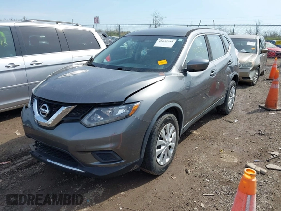 2016 Nissan Rogue S with VIN JN8AT2MV3GW143954, listed as a IAAI auction lot 42052350 with 95,793 mi miles. Bid and sale history available at carsss.com. Image 17.