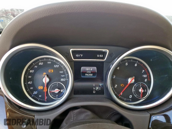 2018 Mercedes-Benz GLE 350 with VIN 4JGDA5JB5JB061874, listed as a Copart auction lot 64746555 with 96,356 mi miles and Salvage title. Bid and sale history available at DreamBid. Image 9.