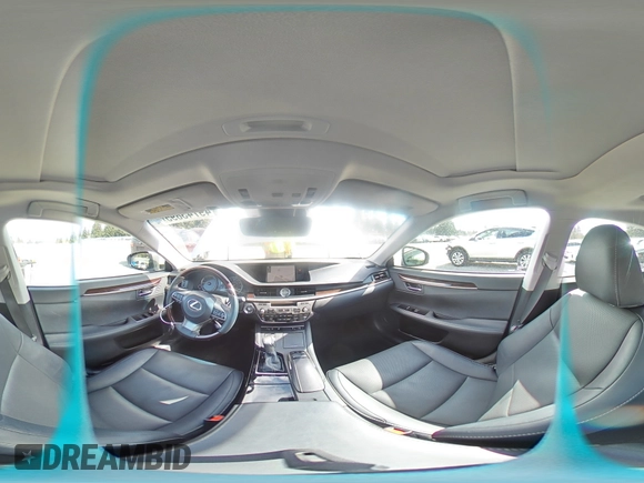 2017 Lexus ES with VIN 58ABK1GG6HU050292, listed as a Copart auction lot 49743895 with 76,025 mi miles and Salvage Title. Bid and sale history available at carsss.com. Image 12.