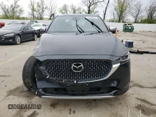 2024 Mazda CX-5 2.5 Turbo Signature with VIN JM3KFBXY6R0401491, listed as a Copart auction lot 52446225 with 13,951 mi miles and Salvage Title. Bid and sale history available at carsss.com. Image 5.