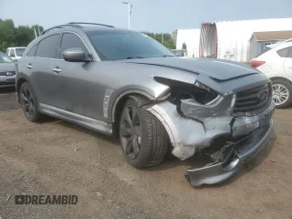 2012 Infiniti FX with VIN JN8AS1MW1CM154415, listed as a Copart auction lot 59461745 with 141,803 mi miles and Salvage title. Bid and sale history available at DreamBid. Image 4.