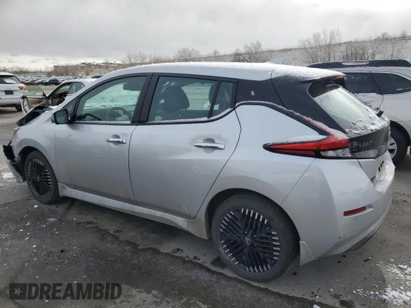 2024 Nissan LEAF SV Plus z VIN 1N4CZ1CV7RC553147, wystawiony jako Copart lot #49724265 z przebiegiem 10 365 mil mil oraz Szkoda całkowita • Salvage title. Historia ofert i sprzedaży dostępna na DreamBid. Obrazek 2.