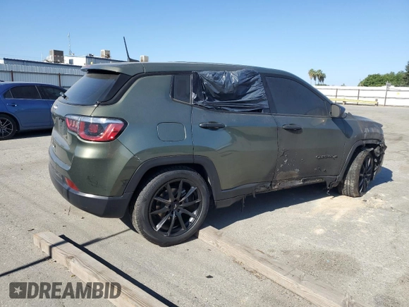 2019 Jeep Compass Sport with VIN 3C4NJCAB5KT731193, listed as a Copart auction lot 57356565 with Not provided miles and Salvage title. Bid and sale history available at DreamBid. Image 3.