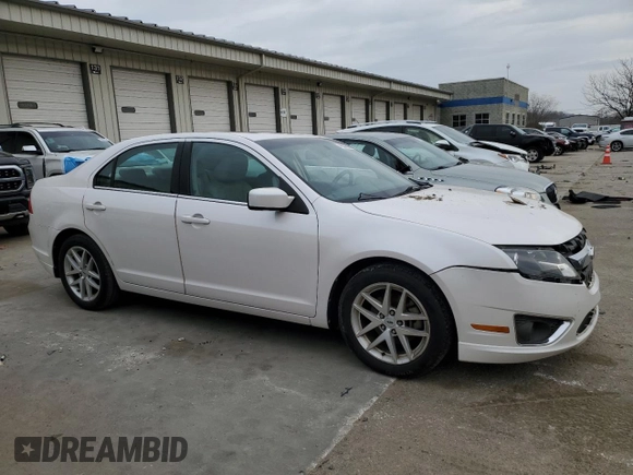 2010 Ford Fusion SEL with VIN 3FAHP0JA2AR328534, listed as a Copart auction lot 49550605 with 157,739 mi miles and Salvage Title. Bid and sale history available at carsss.com. Image 4.